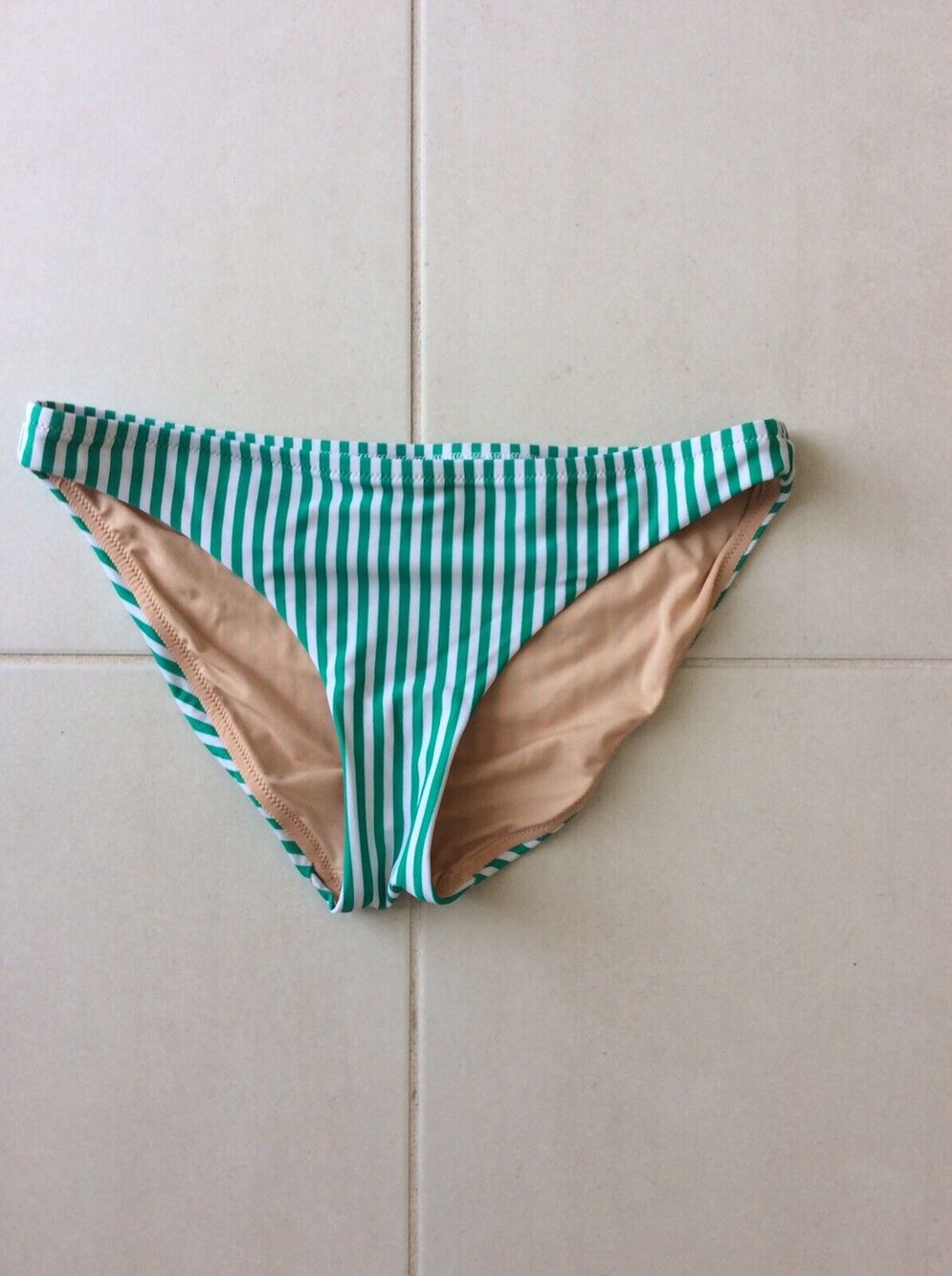 J.Crew Factory Bikini Bottom Multicolor Striped Swimwear